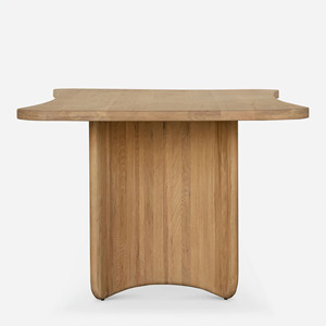 Mesa de Comedor Moderna de Madera Maciza de Teca, Color Natural, para Hoteles, Villas y Hogares - Blume - Product Image 3