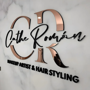 Enseigne Murale <span class=keywords><strong>en</strong></span> Acrylique pour Salon de Beauté, Salon de Coiffure, Bureau – Facile à Installer, Découpe Laser, Logo Commercial Personnalisé - Product Image 5