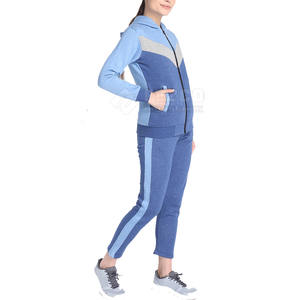 Survêtement pour femmes avec logo de marque personnalisé 65% coton 35% surdimensionné en polyester Survêtement pour femmes de coupe décontractée - Product Image 2