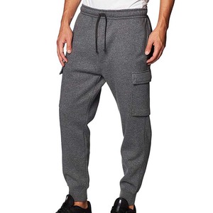 Custom 2026 New Arrival Men's <b>Stacked</b> <b>Jogger</b> Sweatpants Casual Track Pants with Side Pockets - Product Image 1