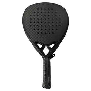 Raqueta de Pádel con núcleo de espuma viscoelástica suave Eva 3K/12K/18K/superficie rugosa de fibra de carbono Kevlar para accesorios de entrenamiento - Product Image 2