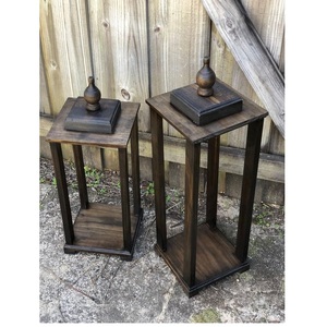 Fantastic Design Wood <b>Lantern</b> <b>Candle</b> Holders Home Decorations for Christmas Weddings and Other Special Events - Product Image 2