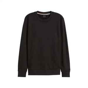 Hombres sudadera 100% algodón pullover cuello redondo manga larga polar suave cómodo casual invierno gimnasio moda color liso calle top - Product Image 1