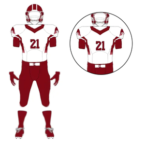 Meilleur style durable léger de qualité supérieure pour adultes ensemble d'uniformes hauts de football américain maillot de football américain pour hommes - Product Image 4