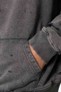 Men's Wear Manufacturer Custom Logo Print 100% Cotton Heavyweight Plain Blank Loose High Quality Men's Hoodies & Sweatshirts - Product Image 6