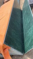 Dalles de marbre vert émeraude de forêt indienne, 16-20 mm d'épaisseur, lisses et polies, qualité supérieure haut de gamme, pour escaliers, salle à manger, extérieur