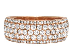 Full Iced Out Wide Band <b>Mens</b> <b>Ring</b> in 10K <b>Gold</b> Lab Grown Diamonds Luxury Hip Hop Wedding Fashion Statement Jewelry - Product Image 4