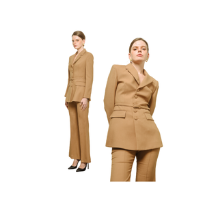 Blazers pour femmes Motif de surface unique de haute qualité Design de luxe minimaliste Emballage personnalisé du fabricant du Vietnam - Product Image 3