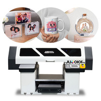 Proveedor de Soluciones Personalizadas, Impresora Plana UV A2 de Alto Rendimiento con Barniz Blanco CMYK y Ricoh Gen6 para Botellas de Cosméticos de Lujo