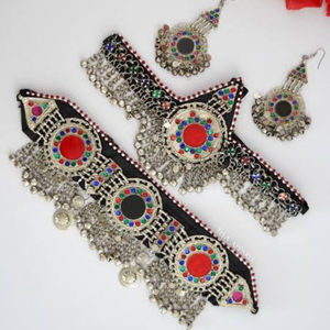 สร้อยคอเซอร์คอนทำจากทองแดงสำหรับปาร์ตี้งานแต่งงานงานปาร์ตี้งานแต่งงานต่างหูต่างหูดีไซน์ใหม่เครื่องประดับอินเทรนด์สไตล์แพตตี้อัฟกานิสถาน - Product Image 5