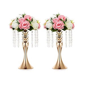 Vases à fleurs Design luxueux Fer et cristal Vase à fleurs décoratif pour la maison Fabricant Exportateurs Vases à fleurs en métal - Product Image 5