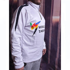 Veste légère de Taekwondo en coton et polyester respirant, uniforme d'arts martiaux pour l'entraînement et la compétition, maille 2 cm pour le karaté - Product Image 5