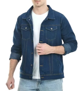 Vestes pour hommes en denim de fabrication professionnelle vente en gros chaude de haute qualité léger confortable meilleur design vestes en jean pour hommes - Product Image 1