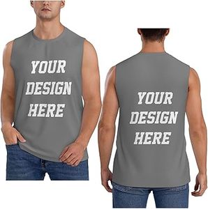 Camiseta sin mangas de alta calidad para hombre, 100% algodón, tejido ecológico, transpirable, lavado ácido, informal, para culturismo y gimnasio. - Product Image 6