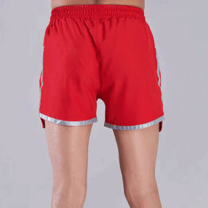 Pantalones Cortos Deportivos Rojos de Poliéster para Hombre, de Secado Rápido, con Cordón en la Cintura, Estilo Deportivo, con Bolsillos, Cintura Media - Product Image 5
