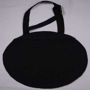 100% Cotton Tote Bag Zipper Shoulder Strap Hand Length Handle Custom Logo Letter Design Eco-Friendly Heavy-Duty Multi-Purpose - Product Image 1