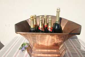 ถังแช่ไวน์ทองแดงขนาดใหญ่สไตล์ฝรั่งเศสโบราณ,อ่างแช่น้ำแข็งแชมเปญชั้นเยี่ยมสำหรับร้านอาหารขนาดใหญ่ - Product Image 5