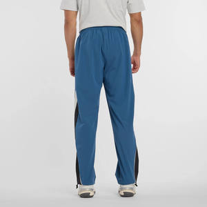 Ropa de calle personalizada de gran tamaño para hombre, pantalones de chándal acampanados, chaqueta, Panel lateral, pierna ancha, holgados, de algodón, informales, transpirables, pantalones de chándal - Product Image 2