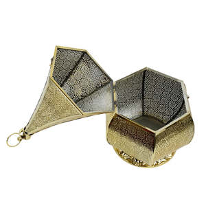 Hot Sale Metal Royal Look <b>Lanterns</b> Home Balcony Ramadan & Eid Decoration And Rooms Decor <b>Candle</b> <b>Lantern</b> in Best Price - Product Image 2