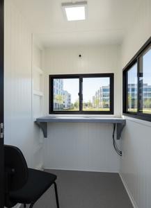 บ้านยามสำเร็จรูปแบบโมดูลาร์ |   ห้องรักษาความปลอดภัยแบบสำเร็จรูป |   ห้องพักยามแบบพกพา ห้องพักยามแบบโมดูลาร์ บ้านพักยามแบบโมดูลาร์ - Product Image 5