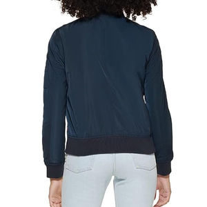 Veste bomber d'hiver pour femme de haute qualité sur mesure, coupe-vent, décontractée, rembourrage en coton, tissu imprimé, taille adulte, en solde - Product Image 4