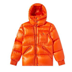Men's High Street Style <b>Waterproof</b> Windproof Reversible Hooded Bubble <b>Jacket</b> Nylon/Polyester Custom Made Plus Size Wholesale - Product Image 1