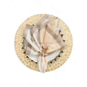 Manteles Individuales de Nácar Natural para Comidas Sencillas y Decoración de Mesa Equilibrada de Vietnam - Product Image 2