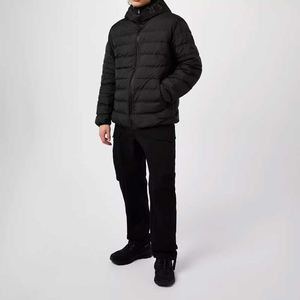 Men's Heavyweight <b>Puffer</b> <b>Jacket</b> With Full Zipper Long Sleeves Two Pockets-Customizable Panel Design for Winter <b>Puffer</b> <b>Jacket</b> - Product Image 5