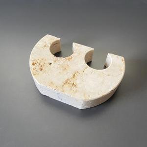 Soporte Múltiple de Piedra de Travertino Escultural, Diseño Moderno en Forma de U, Eleva la Decoración del Hogar con Textura Natural y Encanto Artístico - Product Image 2