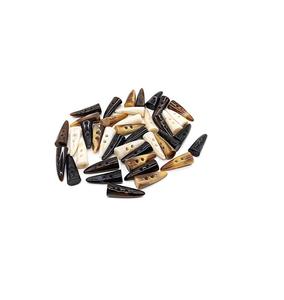 Bouton à bascule en corne de buffle, accessoire de fermeture naturel artisanal pour manteaux, vestes, pulls, vêtements ethniques, vêtements traditionnels - Product Image 2