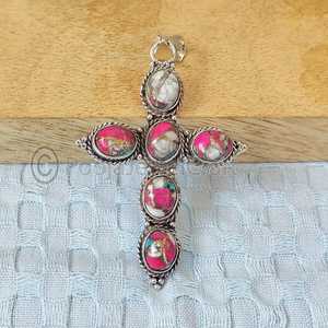 Collar de Plata de Ley 925 con Colgante de Constelación Turquesa Algodón de Azúcar, Hecho a Mano con Piedras Preciosas, Lujoso para Mujer, Aniversario - Product Image 1