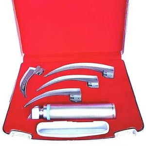 Juego de laringoscopio Premium 4 cuchillas Macintosh de acero inoxidable resistente a la corrosión para manejo de Vías Respiratorias intubación endotraqueal - Product Image 1