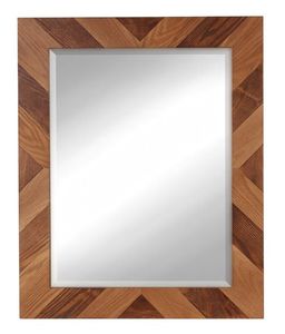 Miroir mural encadré en bois de manguier pour le salon, la chambre à coucher, le hall Miroir décoratif de haute qualité Design encadré en bois moderne - Product Image 2
