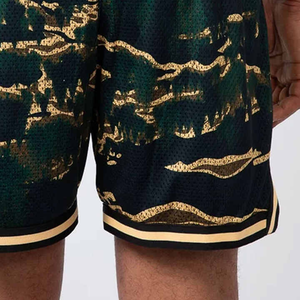 Short de basket-ball de sport respirant à la mode Bonne qualité Mesh Polyester Solid Pattern Excellent pour l'exercice et le fitness - Product Image 5