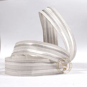 Uniforme de Canotaje simple de lujo plateado, encaje de alta calidad, insignias anchas de doble raya, trenza de encaje - Product Image 6