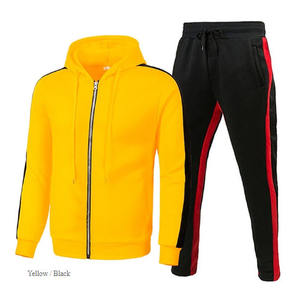 Conjunto de pantalones deportivos con capucha y logotipo personalizado Conjunto de sudadera y chándal para hombre 100% chándales de algodón de Pakistán - Product Image 3