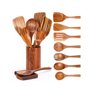 Polaris Agri, fabricant vietnamien, ensemble de vaisselle en bambou naturel et durable, 5 pièces, logo personnalisé, designs OEM ODM, prix compétitifs - Product Image 3