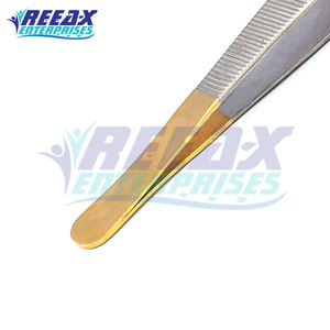 Fórceps de tejido Adson Kocher, el mejor proveedor de alta calidad, fórceps de vendaje de tejido de medio oro de REEAX ENTERPRISES - Product Image 6