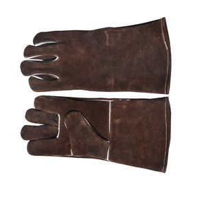 Guantes de soldadura de cuero de vaca largos y cortos de bajo precio Guantes de soldadura Tig de cuero de vaca Guantes de seguridad - Product Image 2