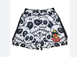 Short de bain écologique avec logo personnalisé avec poche arrière brodée Impression numérique par sublimation à motif uni Marque propre - Product Image 6