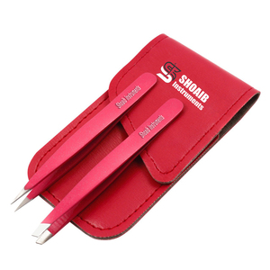 Pince à sourcils en acier inoxydable pointes arrondies épilation des sourcils pour femmes ou hommes pince à épiler à sourcils avec logo personnalisé soins de beauté - Product Image 6