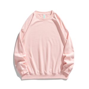 Sweat-shirts unisexes en gros, vierges, lourds, à motif personnalisé, brodés, manches régulières, col rond, pour hommes - Product Image 1