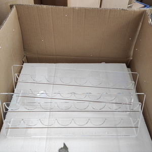 Crystal Clear Acrylic Poker Chip Display Rack 2 Row 16 Slot Chip Holder for <b>Gaming</b> Counter - Product Image 2