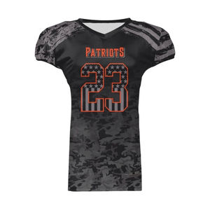 เสื้อเจอร์ซีย์เครื่องแบบทีมฟุตบอลอเมริกัน,เสื้อเจอร์ซีย์ฟุตบอลอเมริกันว่างเปล่าแบบระเหิด - Product Image 4