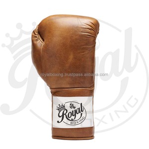 Gants de boxe élégants en cuir pour entraînement intensif, sparring, combat, kickboxing, sac de frappe, Muay Thai, MMA - Product Image 6