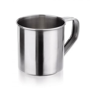 Shiny Polished Stainless Steel <b>Coffee</b> Mugs With Handle Charming <b>Silver</b> Color Heavy Duty Gift <b>Coffee</b> Mug for Home <b>Coffee</b> Mugs - Product Image 2