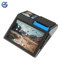 Terminal de point de vente Android ZCS avec imprimante thermique 58 mm, NFC, écran tactile - Système de point de vente mobile pour restaurant, commerce de détail, station-service