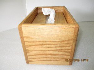 Boîte à mouchoirs en noyer de luxe durable |   Porte-papier en bois pour salle de bain et salon |   Boîte de rangement de bureau moderne |   Décoration intérieure - Product Image 3