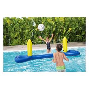Filet de volley-ball flottant bleu et jaune 52133 3, 244x59x76cm, produit de sécurité aquatique et flotteurs - Product Image 3