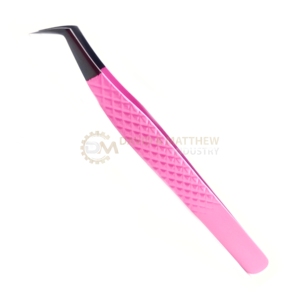 แหนบขนตาปลอมทำจากสเตนเลสสตีลแบบปรับแต่งได้ด้ามจับแข็งแรงแหนบปลายแหลมเส้นใยสูงฉลากส่วนตัว - Product Image 2